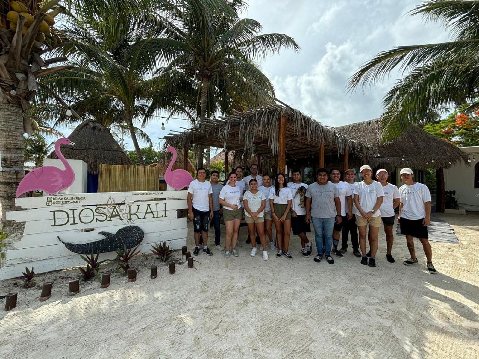 La Diosa Kali Beach Front Hotel Holbox  Eksteriør bilde