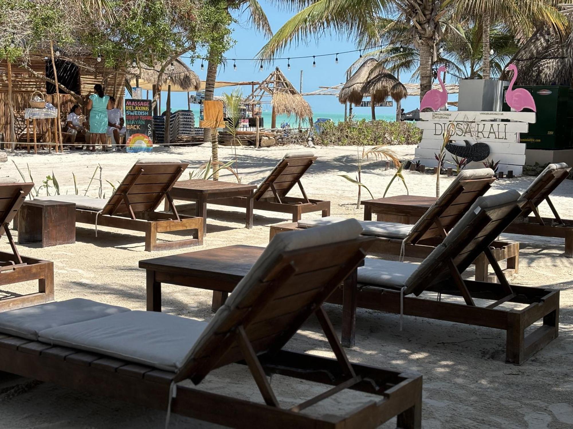 La Diosa Kali Beach Front Hotel Holbox  Eksteriør bilde